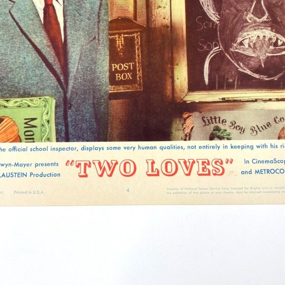 Two Loves 1961‎ Lobby Card Movie Poster  Shirley MacLaine Jack Hawkins Drama VTG - Picture 6 of 7